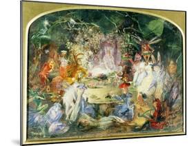 The Original Sketch for the Fairy's Banquet-John Anster Fitzgerald-Mounted Giclee Print