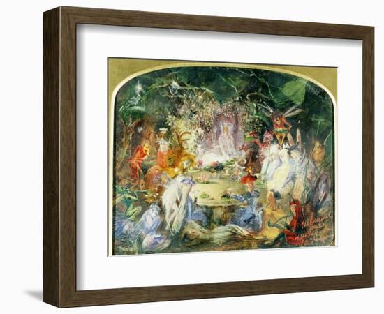 The Original Sketch for the Fairy's Banquet-John Austen Fitzgerald-Framed Giclee Print