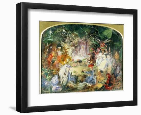 The Original Sketch for the Fairy's Banquet-John Austen Fitzgerald-Framed Giclee Print