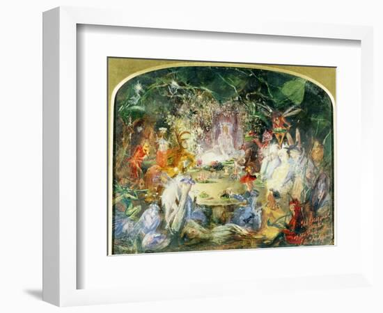 The Original Sketch for the Fairy's Banquet-John Austen Fitzgerald-Framed Giclee Print