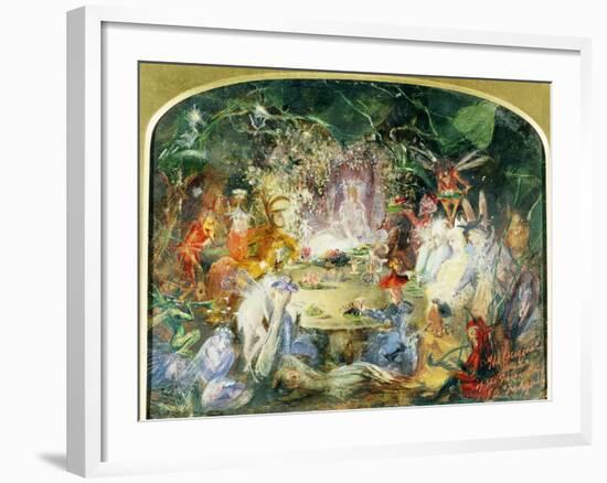 The Original Sketch for the Fairy's Banquet-John Austen Fitzgerald-Framed Giclee Print