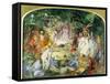 The Original Sketch for the Fairy's Banquet-John Austen Fitzgerald-Framed Stretched Canvas