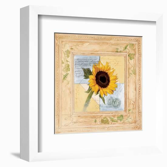 the Original Sunflower-Joadoor-Framed Art Print