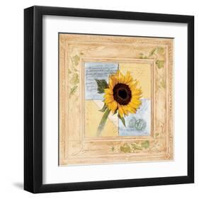 the Original Sunflower-Joadoor-Framed Art Print