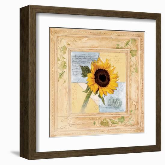 the Original Sunflower-Joadoor-Framed Art Print