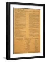 The Original United States Constitution-null-Framed Photographic Print