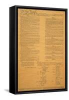 The Original United States Constitution-null-Framed Stretched Canvas