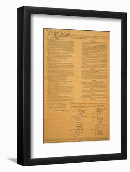 The Original United States Constitution-null-Framed Photographic Print
