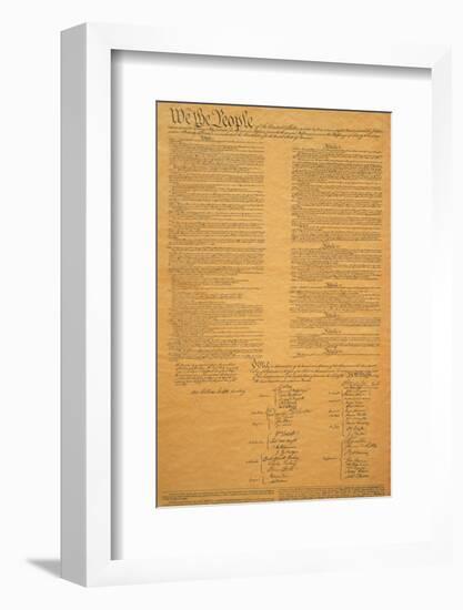 The Original United States Constitution-null-Framed Photographic Print