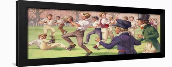 The Origins of Rugby-Pat Nicolle-Framed Giclee Print
