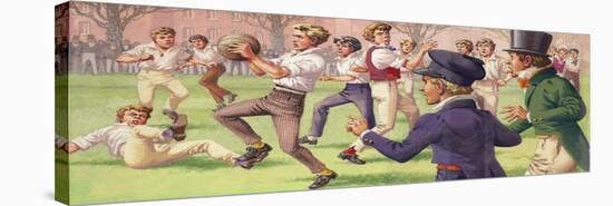 The Origins of Rugby-Pat Nicolle-Stretched Canvas