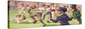 The Origins of Rugby-Pat Nicolle-Stretched Canvas