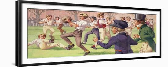 The Origins of Rugby-Pat Nicolle-Framed Giclee Print