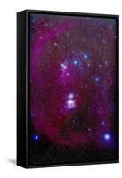The Orion Nebula, Belt of Orion, Sword of Orion and Nebulosity-null-Framed Stretched Canvas