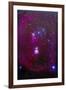 The Orion Nebula, Belt of Orion, Sword of Orion and Nebulosity-null-Framed Photographic Print