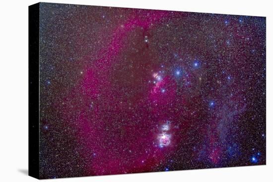 The Orion Nebula, Belt of Orion, Sword of Orion and Nebulosity-null-Stretched Canvas