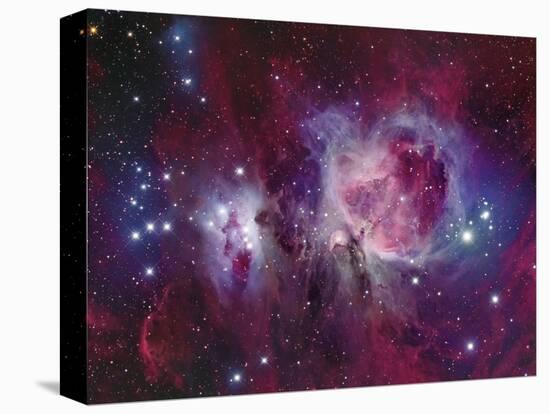 The Orion Nebula with Reflection Nebula Ngc 1977-Stocktrek Images-Stretched Canvas