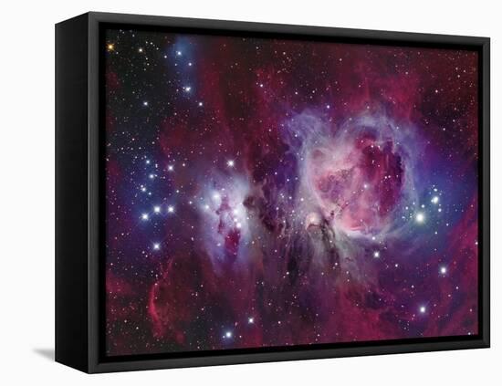 The Orion Nebula with Reflection Nebula Ngc 1977-Stocktrek Images-Framed Stretched Canvas