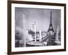 The Ornamental Lakes in Front of the Eiffel Tower, During the Paris International Exposition, 1937-French Photographer-Framed Giclee Print