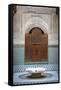 The Ornate Interior of Madersa Bou Inania-Doug Pearson-Framed Stretched Canvas