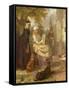 The Orphan of the Temple-Edward Matthew Ward-Framed Stretched Canvas