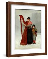 The Orphans, 1870-Philip Hermogenes Calderon-Framed Giclee Print