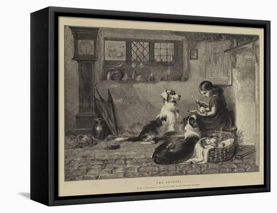 The Orphans-Briton Riviere-Framed Stretched Canvas