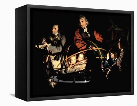 The Orrery, Exh. 1766-Joseph Wright Of Derby-Framed Stretched Canvas