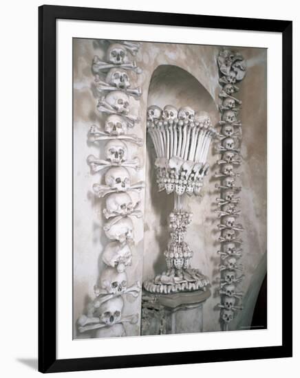 The Ossuary in Sedlec, Kutna Hora, Unesco World Heritage Site, Czech Republic-Kim Hart-Framed Photographic Print