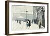 The Osterbrogade in Winter, 1918-Paul Gustav Fischer-Framed Giclee Print