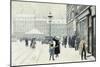 The Osterbrogade in Winter, 1918-Paul Gustav Fischer-Mounted Giclee Print