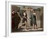 The ostracism of Aristides the Just (c530-c468 BC), ancient Greek (Athenian) soldier and statesman-French School-Framed Giclee Print