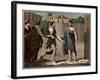 The ostracism of Aristides the Just (c530-c468 BC), ancient Greek (Athenian) soldier and statesman-French School-Framed Giclee Print