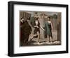 The ostracism of Aristides the Just (c530-c468 BC), ancient Greek (Athenian) soldier and statesman-French School-Framed Giclee Print