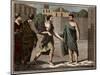 The ostracism of Aristides the Just (c530-c468 BC), ancient Greek (Athenian) soldier and statesman-French School-Mounted Giclee Print