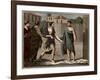 The ostracism of Aristides the Just (c530-c468 BC), ancient Greek (Athenian) soldier and statesman-French School-Framed Giclee Print