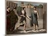 The ostracism of Aristides the Just (c530-c468 BC), ancient Greek (Athenian) soldier and statesman-French School-Mounted Giclee Print