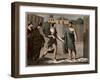 The ostracism of Aristides the Just (c530-c468 BC), ancient Greek (Athenian) soldier and statesman-French School-Framed Giclee Print