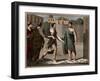 The ostracism of Aristides the Just (c530-c468 BC), ancient Greek (Athenian) soldier and statesman-French School-Framed Giclee Print