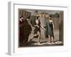 The ostracism of Aristides the Just (c530-c468 BC), ancient Greek (Athenian) soldier and statesman-French School-Framed Giclee Print