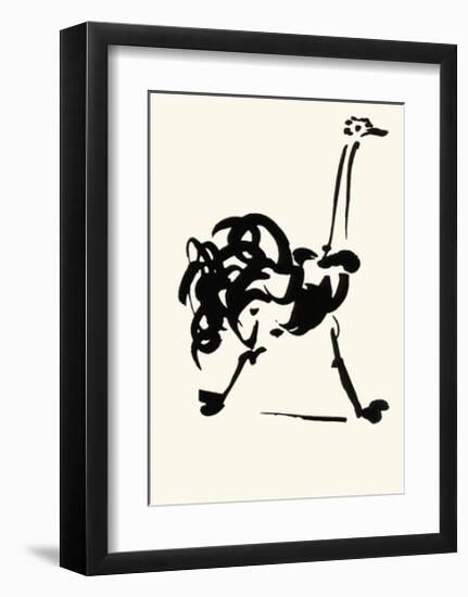 The Ostrich-Pablo Picasso-Framed Serigraph