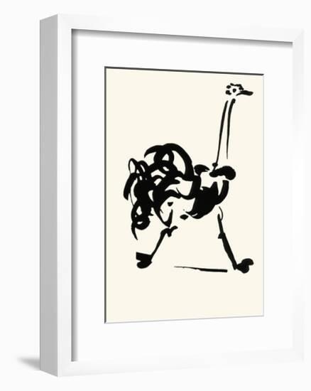 The Ostrich-Pablo Picasso-Framed Serigraph