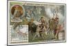 The Ostrogoths, Led by their King Theodoric, Crossing the Alps, 489-null-Mounted Giclee Print