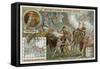 The Ostrogoths, Led by their King Theodoric, Crossing the Alps, 489-null-Framed Stretched Canvas