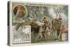 The Ostrogoths, Led by their King Theodoric, Crossing the Alps, 489-null-Stretched Canvas