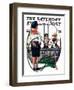 "The Other Half, One," Saturday Evening Post Cover, September 19, 1931-Alan Foster-Framed Giclee Print