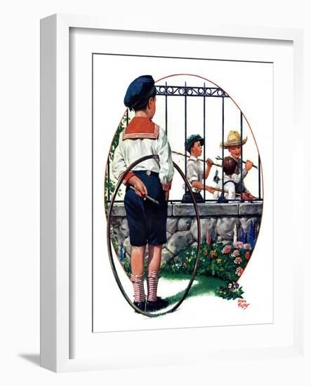 "The Other Half, One,"September 19, 1931-Alan Foster-Framed Giclee Print