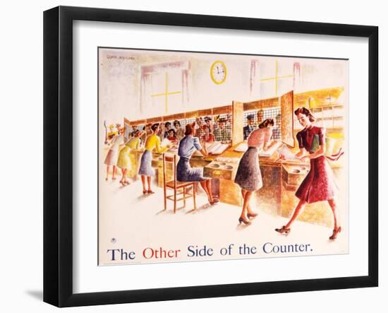 The Other Side of the Counter-Donia Nachshen-Framed Art Print