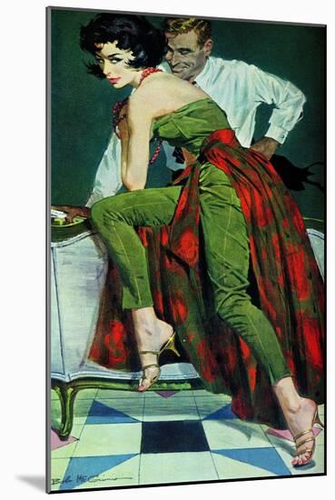 The Other Wife - Saturday Evening Post "Men at the Top", January 30, 1960 pg.31-Bob Me Ginnis-Mounted Giclee Print