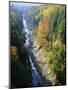 The Ottauquechee River, Quechee Gorge, Vermont, USA-Fraser Hall-Mounted Photographic Print